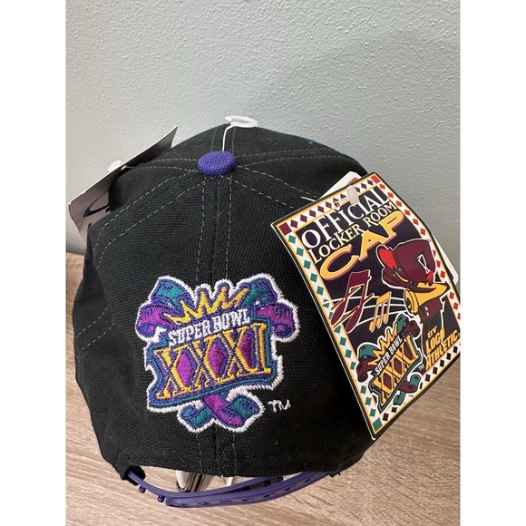 Vintage Green Bay Packers Hat Cap Snap Back Super Bowl XXXI Champion NFL Footbal - Picture 3 of 16